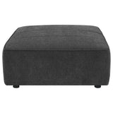 Sunny 6-Piece Modular Sectional Sofa, Dark Charcoal