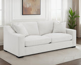 Ashlyn Fabric Upholstered Track Arm Sofa, Sand