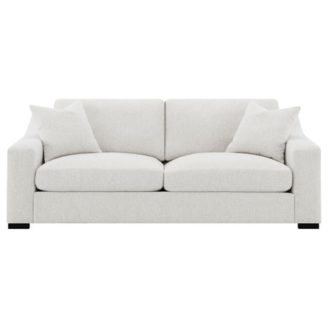 Ashlyn Fabric Upholstered Track Arm Sofa, Sand