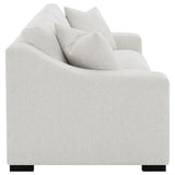 Ashlyn Fabric Upholstered Track Arm Sofa, Sand
