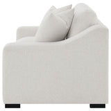 Ashlyn Fabric Upholstered Track Arm Loveseat Sand