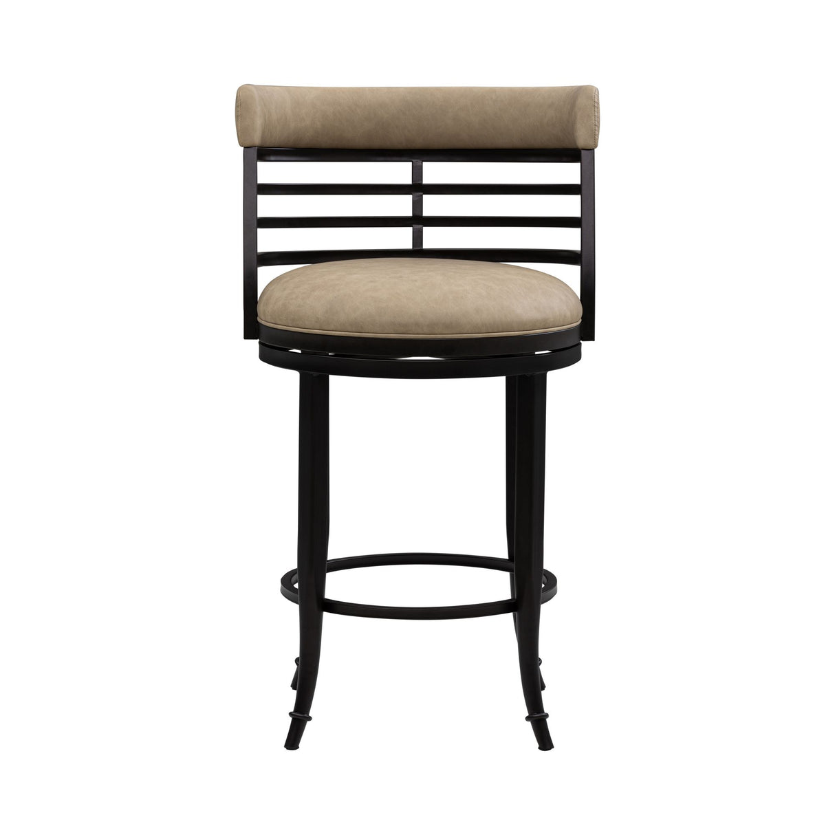 Telia - Upholstered Swivel Counter Height Barstool