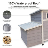 Large Chicken Coop Outdoor Hen House With Dual Nesting Boxes