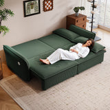 2 In 1 Convertible Sofa Bed, Multi Functional Living Room Furniture