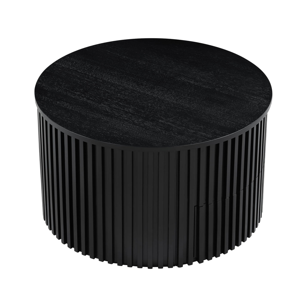 Round Lift Top Coffee Table With Hidden Storage For Living Room