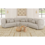 Four Seasons - Sectional Set With 6 Pillows - Camel