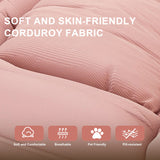 Upholstered Foldable Lazy Sofa Bed For Adults And Pets