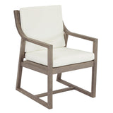 Outdoor Chair Set With Frame And Cushion For Patio - Brown