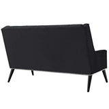 56 Inch Performance Velvet Loveseat with Nailhead Detail - Loveseats available at Alpine Outlets in Denver
