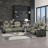 Bruno - Power Reclining Living Room Set With LED Lighting
