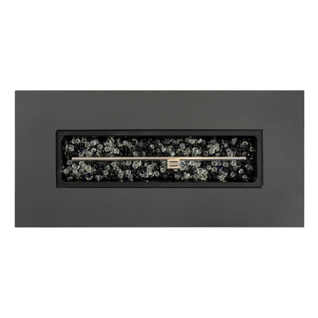 Rectangular Metal LED Firetable