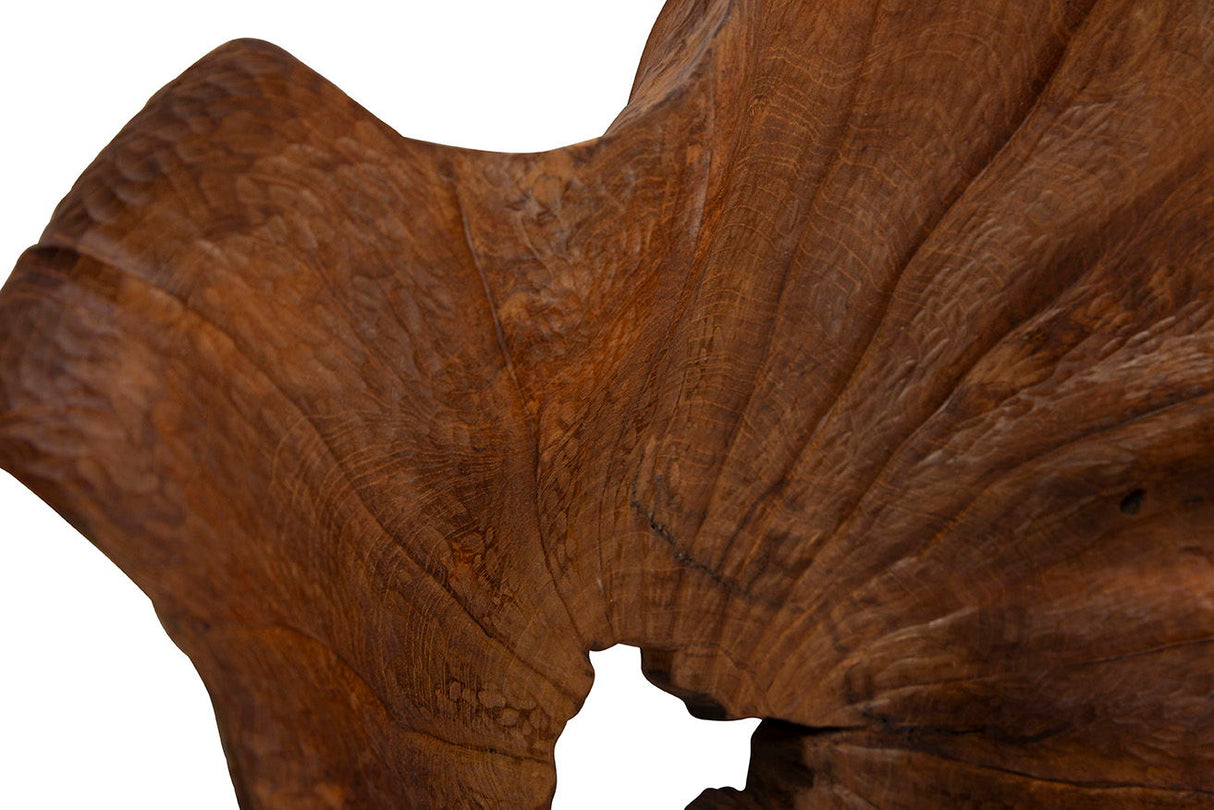 All Teak Bowl - Dark Brown