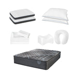 Comfort Care - Hybrid Restful Nights Firm Mattress, 12 Piece Comfort Bedding Pack