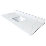 Bathroom Vanity Top With Undermount Sink, 3 Pre Drilled Holes