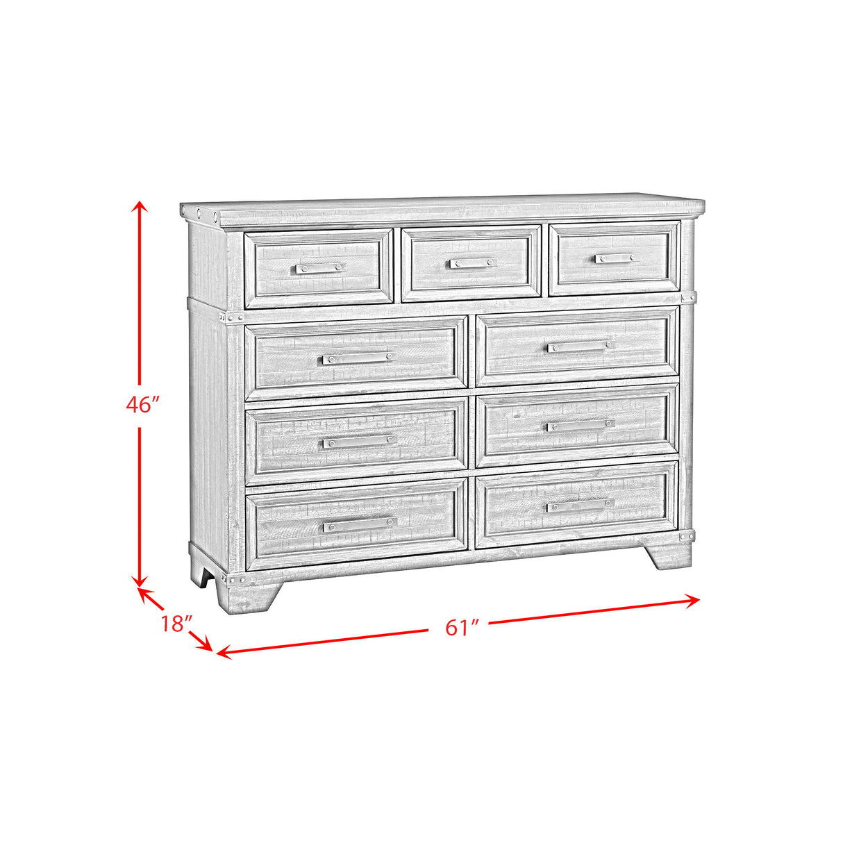 Colorado City - 9-Drawer Dresser