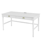 Modern Writing Desk With Drawers For Home Office