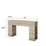 Console Tables - Beige