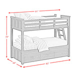 Hampton Kids - Bunk With Ladder And Trundle