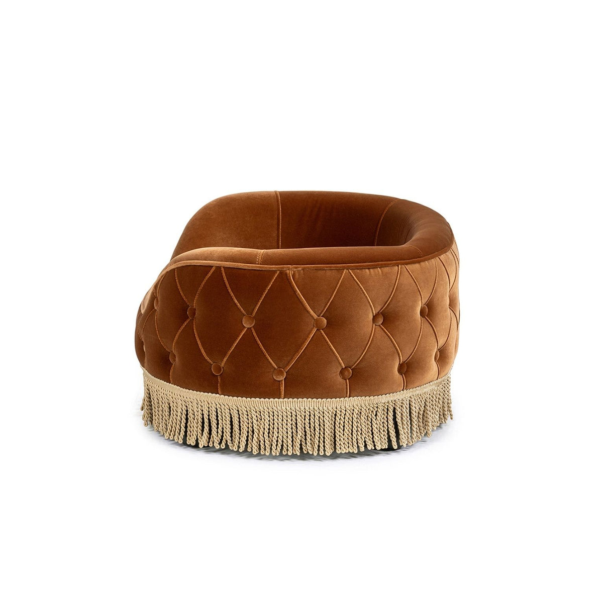 Monroe - Dog Sofa Bed - Burnt Orange