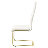 Whittingham - Dining Side Chair (Set of 4) - White / Gold