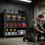 Heavy Duty 4 Shelf Garage Shelving Unit