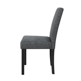 Sarang - Panda Dining Table With 4 Padded Dining Chairs - Black