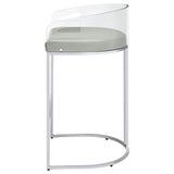Mello - Upholstered Bar Chair (Set of 2) - Gray