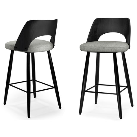 Callie - Upholstered Counter Height Stool (Set of 2) - Stool Sets - Alpine Outlets