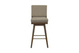 Elure - Leather Swivel Bar Stool (Set of 2)