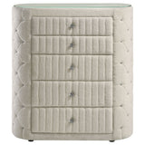 Santiago - 5 Drawer Chest Of Drawers - Ivory