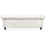 Rolled Arm Chesterfield 3 Seater Sofa