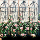 Metal Garden Rustproof Trellis For Climbing Plants Outdoor Flower Support
