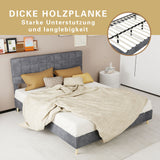 Yungan Lingge Minimalist Soft Pack Headboard Bed