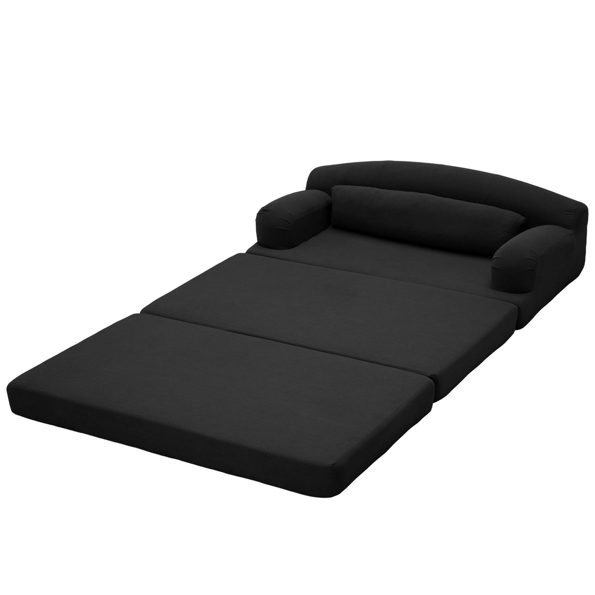 2 Seater Sofa Bed, Compact Foldable Floor Couch