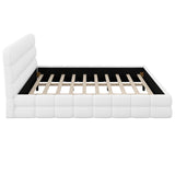 Upholstered Platform Bed With Headboard