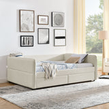 Upholstered Daybed & 2 Drawers