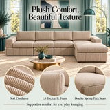 Modular Sectional Sofa, Reversible Set