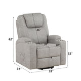 Recliner With Power Lift & Massage