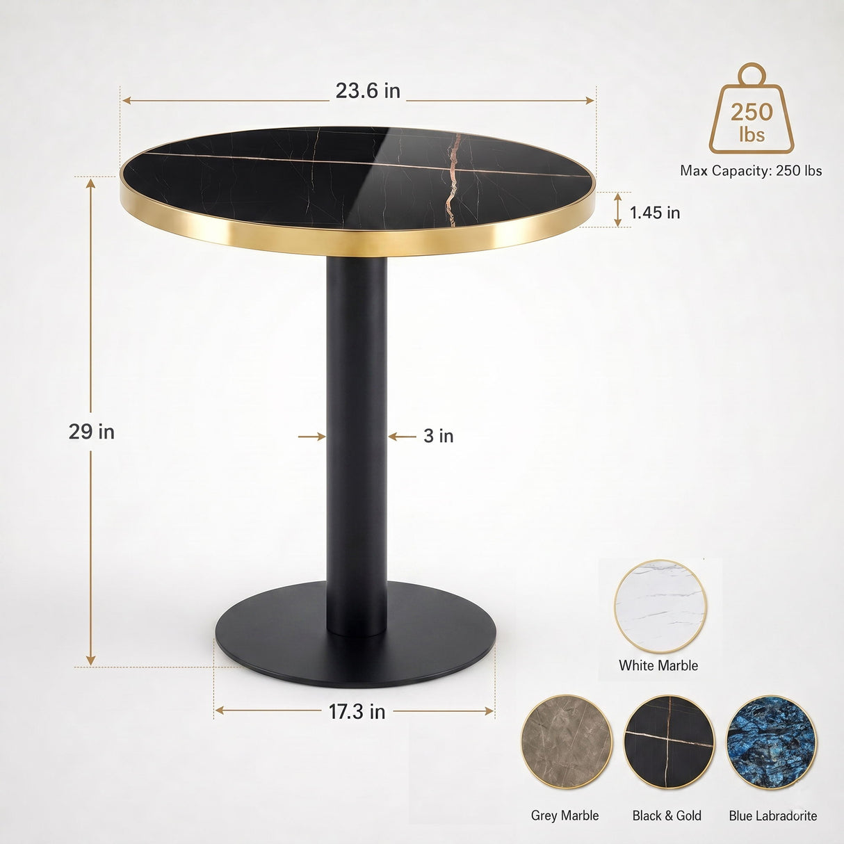 Elegant Round Bistro Table