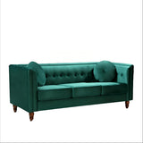 Chesterfield Sofa With Square Arms For Living Room