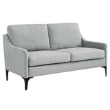 59 - Inch Corland Upholstered Fabric Loveseat - Loveseats available at Alpine Outlets in Denver