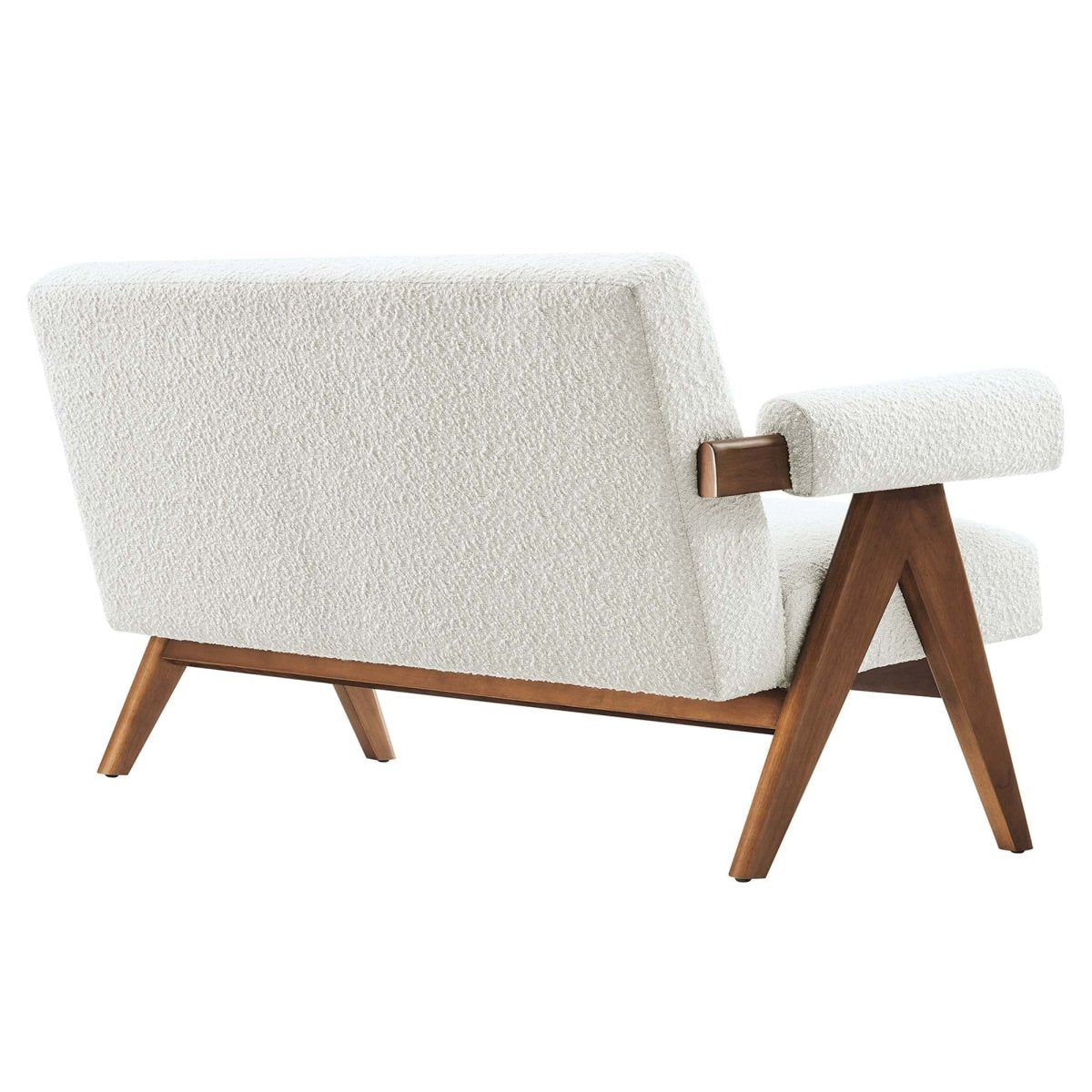 59 - Inch Lyra Boucle Fabric Upholstered Loveseat - Loveseats available at Alpine Outlets in Denver