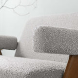 59 - Inch Lyra Boucle Fabric Upholstered Loveseat - Loveseats available at Alpine Outlets in Denver