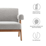 59 - Inch Lyra Boucle Fabric Upholstered Loveseat - Loveseats available at Alpine Outlets in Denver