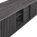 59 Inch Sleek Slatted TV Stand - TV Stands available at Alpine Outlets in Denver