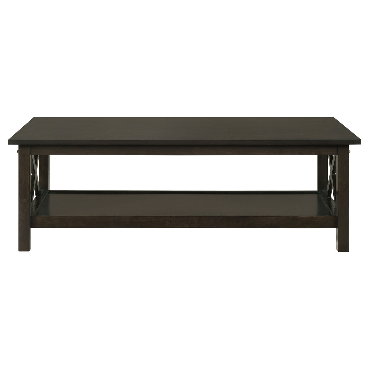 Rachelle 3-Piece Coffee Table Set Dark Merlot