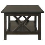 Rachelle 3-Piece Coffee Table Set Dark Merlot