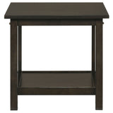Rachelle 3-Piece Coffee Table Set Dark Merlot