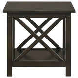 Rachelle 3-Piece Coffee Table Set Dark Merlot