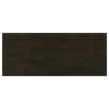 Rachelle 2-Shelf Wood Entryway Console Table in Deep Merlot